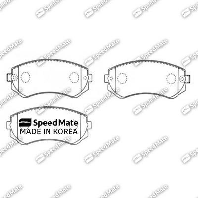 Speedmate SM-BPJ372 Front disc brake pads, set SMBPJ372