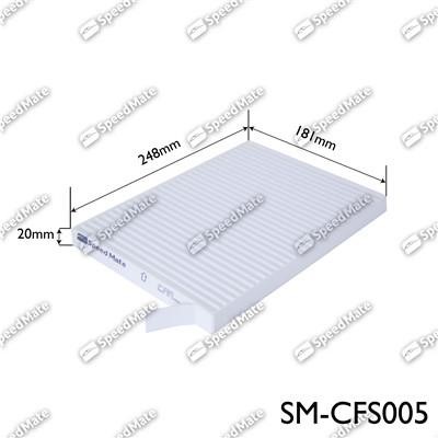 Speedmate SM-CFS005 Filter, interior air SMCFS005