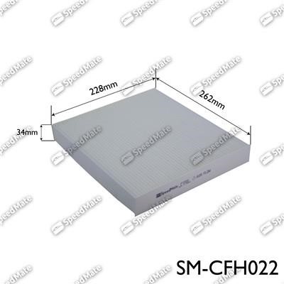 Speedmate SM-CFH022 Filter, interior air SMCFH022