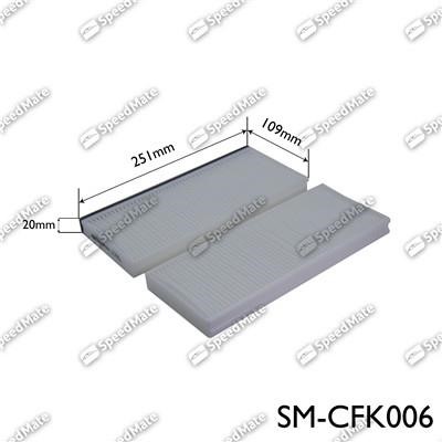 Speedmate SM-CFK006 Filter, interior air SMCFK006
