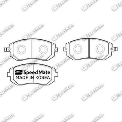 Speedmate SM-BPJ410 Front disc brake pads, set SMBPJ410
