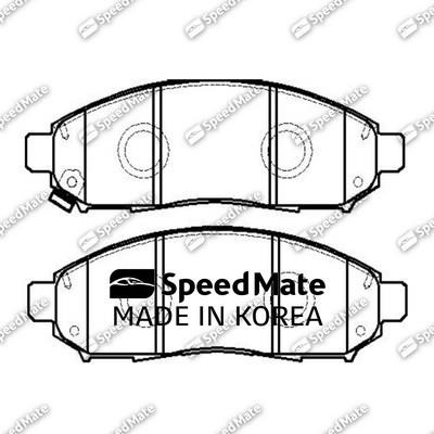 Speedmate SM-BPJ203 Brake Pad Set, disc brake SMBPJ203