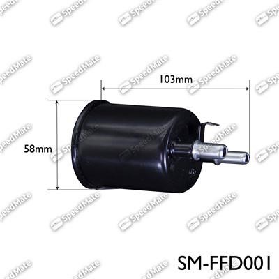 Speedmate SM-FFD001 Fuel filter SMFFD001