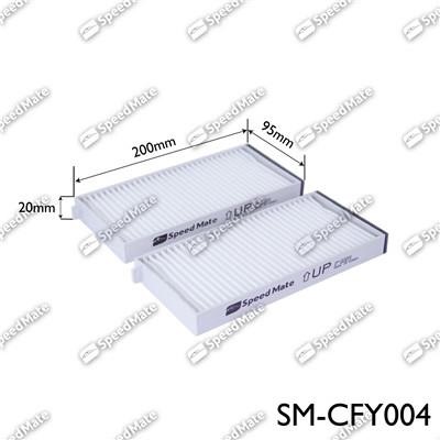 Speedmate SM-CFY004 Filter, interior air SMCFY004