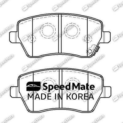 Speedmate SM-BPJ713 Brake Pad Set, disc brake SMBPJ713