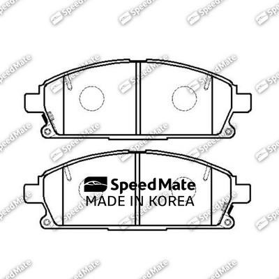Speedmate SM-BPJ157 Front disc brake pads, set SMBPJ157