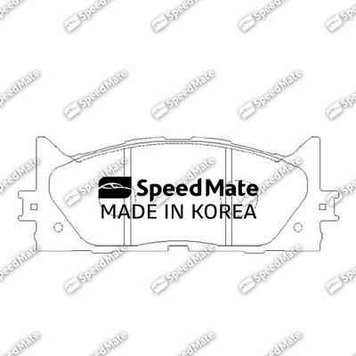 Speedmate SM-BPJ207 Brake Pad Set, disc brake SMBPJ207