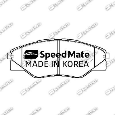 Speedmate SM-BPJ765 Front disc brake pads, set SMBPJ765