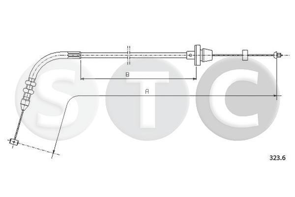 STC T481533 Accelerator cable T481533