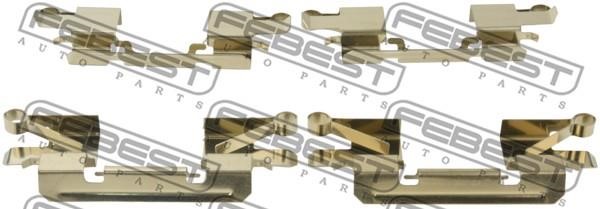 Febest 0403-KH9WF Mounting kit brake pads 0403KH9WF