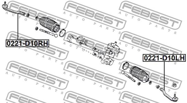 Buy Febest 0221-D10LH at a low price in United Arab Emirates!