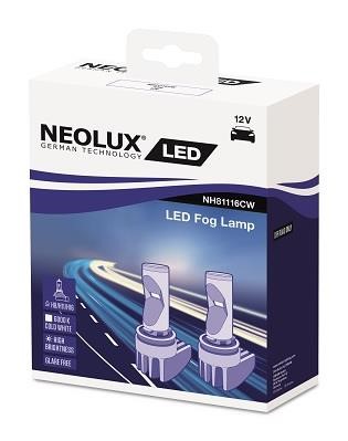 Neolux NH81116CW LED bulbs kit Neolux LED Fog Lamp H8/H11/H16 12V 10W 6000K (2 pc.) NH81116CW