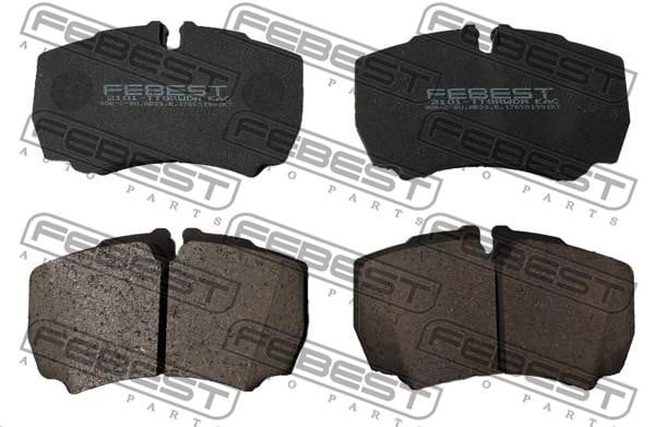 Febest 2101-TT9RWDR Brake Pad Set, disc brake 2101TT9RWDR