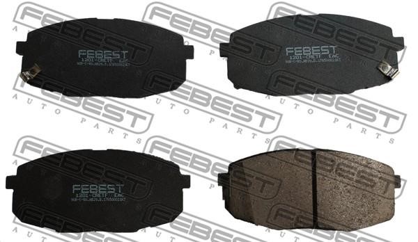 Febest 1201-CRETF Brake Pad Set, disc brake 1201CRETF