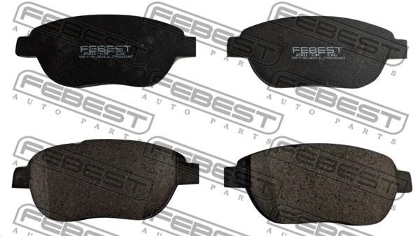 Febest 2501-C4F Brake Pad Set, disc brake 2501C4F