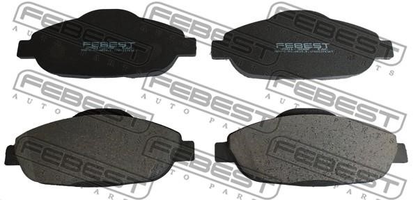 Febest 2501-308F Brake Pad Set, disc brake 2501308F