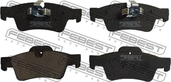 Febest 1601-164R Brake Pad Set, disc brake 1601164R