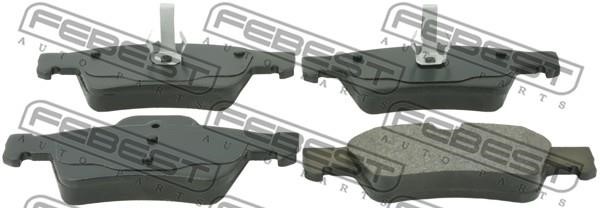 Febest 1601-211R Rear disc brake pads, set 1601211R