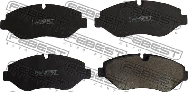 Febest 1601-639F Brake Pad Set, disc brake 1601639F