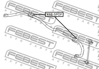 Febest KSB-SPOF Stabiliser Mounting KSBSPOF