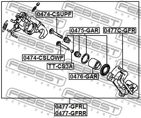 Buy Febest 0477C-GFR at a low price in United Arab Emirates!