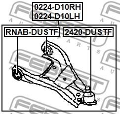 Buy Febest 0224-D10RH at a low price in United Arab Emirates!