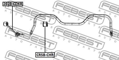 Febest CRSB-CHR Stabiliser Mounting CRSBCHR