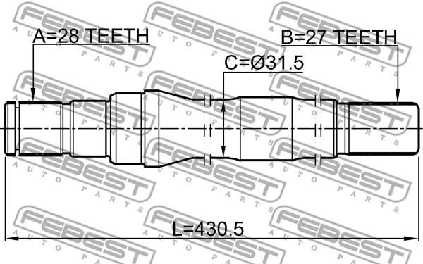 Buy Febest 1212-IX35D3AT6 at a low price in United Arab Emirates!