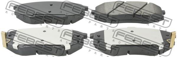 Febest 1201-IX35F Brake Pad Set, disc brake 1201IX35F