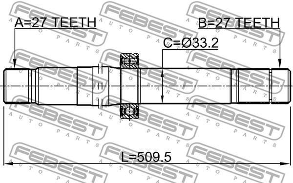 Buy Febest 1612-222 at a low price in United Arab Emirates!