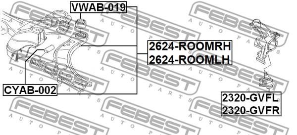Buy Febest 2624-ROOMLH at a low price in United Arab Emirates!