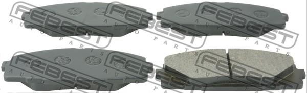 Febest 0101-KDH201F Front disc brake pads, set 0101KDH201F