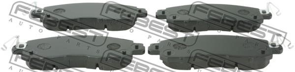 Febest 0201-L33RF Front disc brake pads, set 0201L33RF