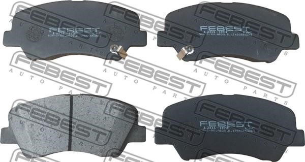 Febest 1201-H5F Brake Pad Set, disc brake 1201H5F