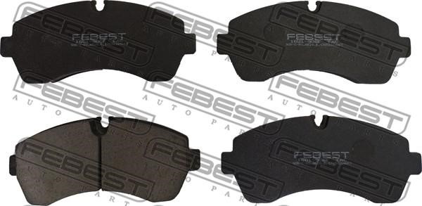 Febest 1601-906F Brake Pad Set, disc brake 1601906F