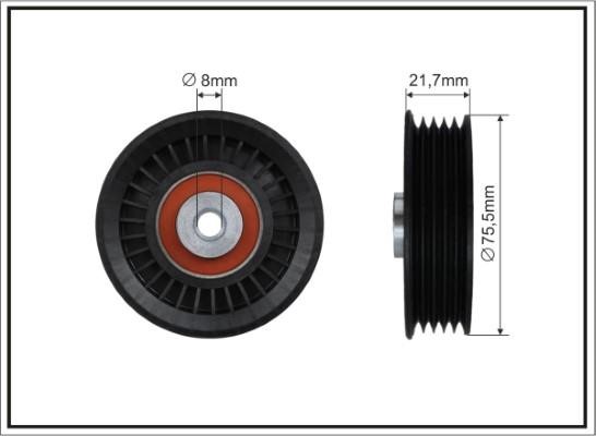 Caffaro 500640 V-ribbed belt tensioner (drive) roller 500640