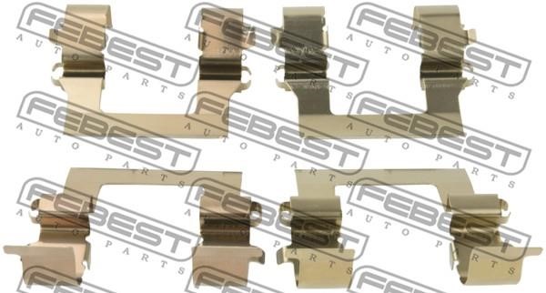 Febest 0403-CSF Mounting kit brake pads 0403CSF