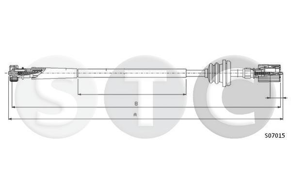 STC T481243 Cable speedmeter T481243