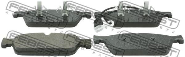Febest 2301-T6F Brake Pad Set, disc brake 2301T6F