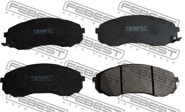 Febest 2201-CARF Brake Pad Set, disc brake 2201CARF