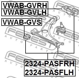 Buy Febest 2324-PASFRH at a low price in United Arab Emirates!