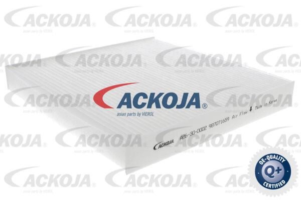 Ackoja A26-30-0002 Filter, interior air A26300002