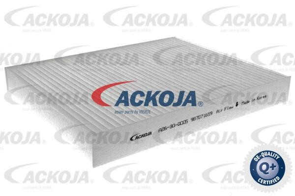 Ackoja A26-30-0005 Filter, interior air A26300005