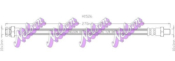 Brovex-Nelson H1526 Clutch hose H1526