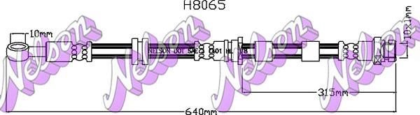 Brovex-Nelson H8065 Brake Hose H8065
