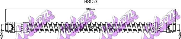 Brovex-Nelson H8153 Brake Hose H8153