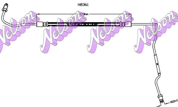 Brovex-Nelson H8361 Brake Hose H8361