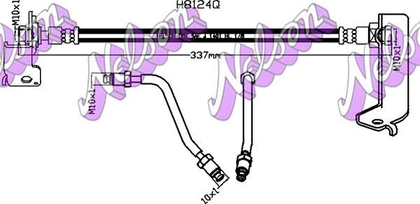 Brovex-Nelson H8124Q Brake Hose H8124Q
