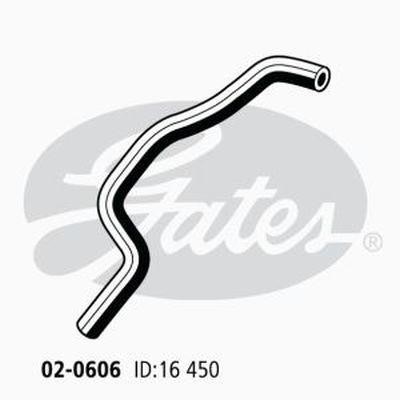 Gates 02-0606 Heater hose 020606