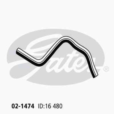 Gates 02-1474 Heater hose 021474